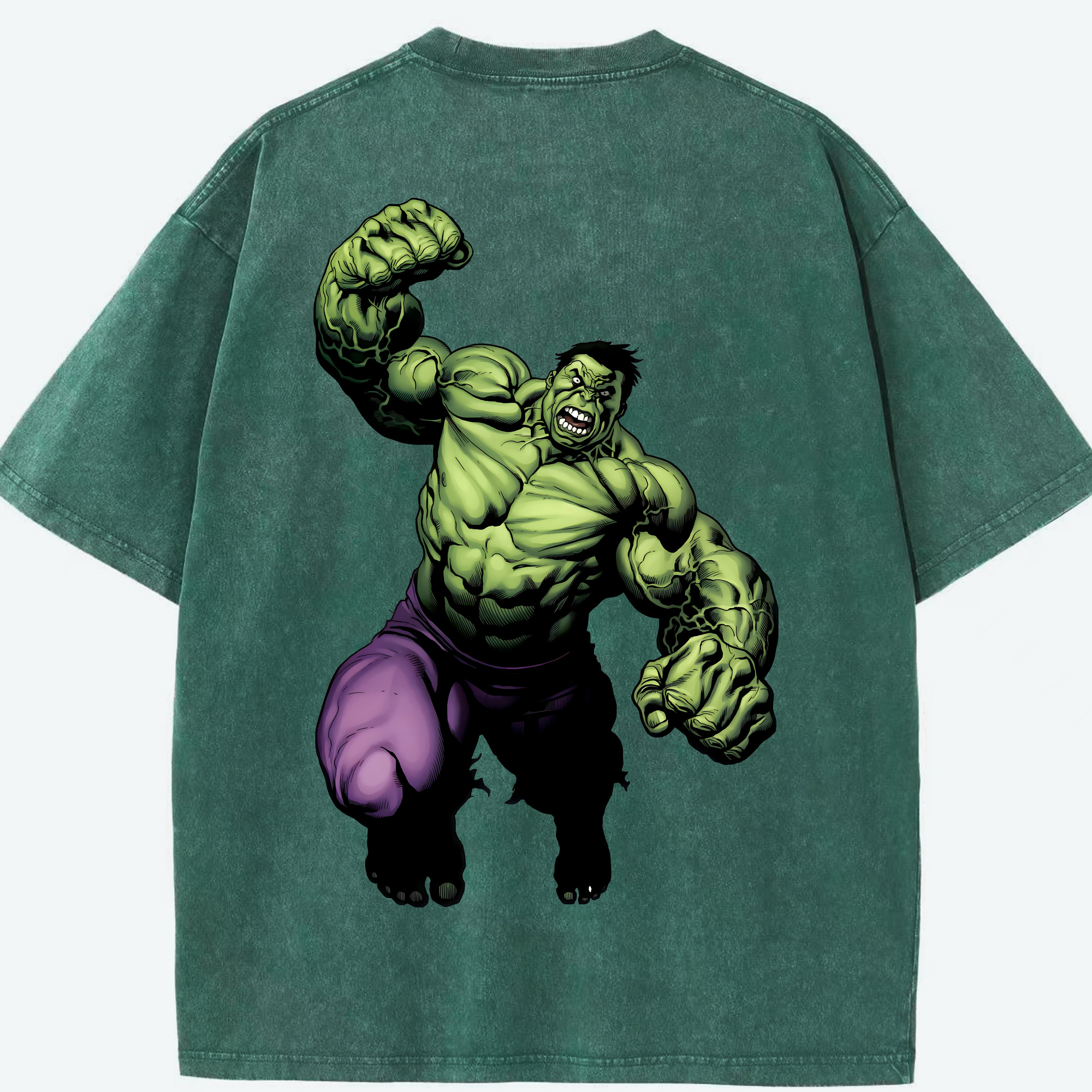 （画像用） アベンジャーズ The Avengers 綿100% ヴィンテージ風 半袖Tシャツ（背面プリント）